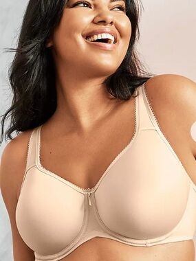 NWT Wacoal 40D Seamless Underwire T Shirt Bra Full Coverage Nude Beige